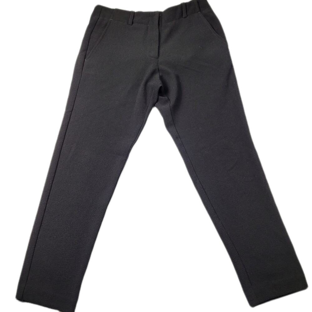 Enza Costa Black Cropped Ankle Pants